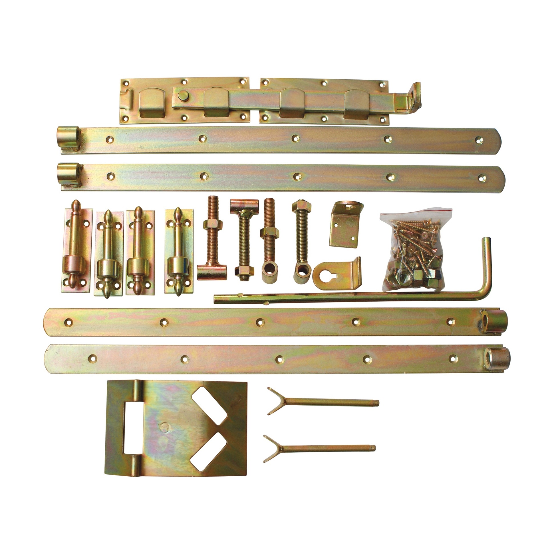 Doppeltor-Beschlag Premium verzinkt 1 Doppeltor-Beschlag Premium verzinkt