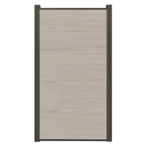 ECOSTECK-Start & Abschluss Set ANTHRAZIT, für ein Schmalelement