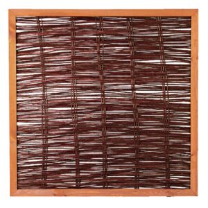 FAKO Weidengeflechtzaun, mit umlauf. Rahmen