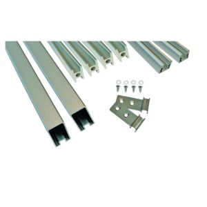 FARÖ-Serie HPL-Steckzaunsystem Start-,Mittel- & Abschlussleisten