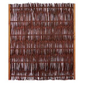 FUEGO Weidengeflechtzaun m.seitl. Rahmen