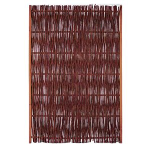 FUEGO Weidengeflechtzaun m.seitl. Rahmen