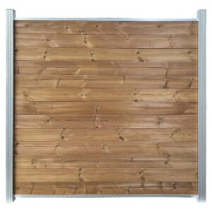 KARRAT-Profilbrett-Steckzaunset 1790x1730 mm