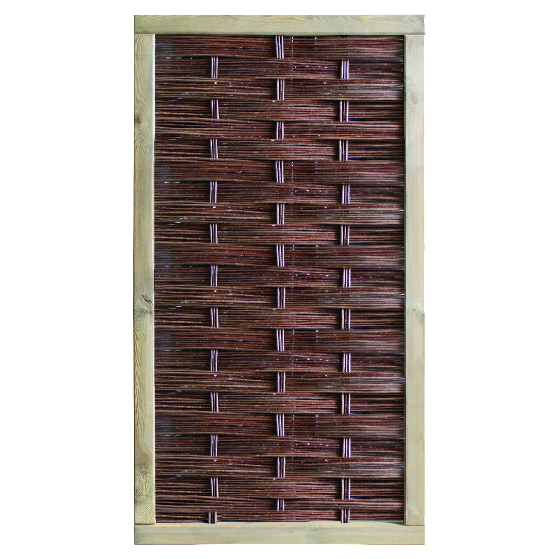 LABO-3D Weidengeflechtzaun 94x180 cm, geschlossen 1 LABO-3D Weidengeflechtzaun 94x180 cm, geschlossen