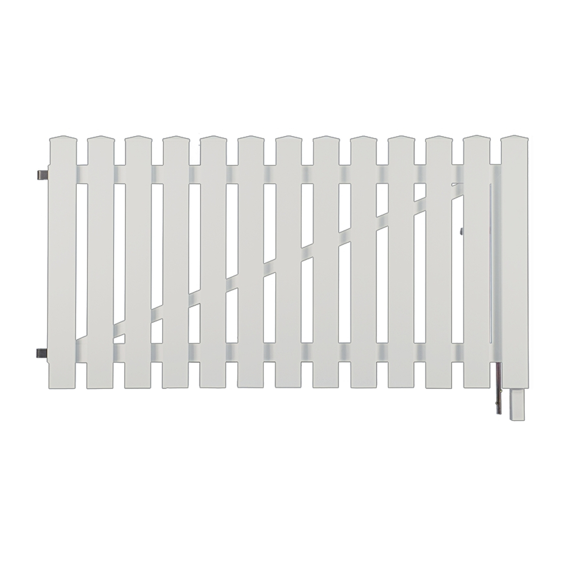 LIGHTLINE KS-Vorgartentor weiß 1 LIGHTLINE KS-Vorgartentor weiß