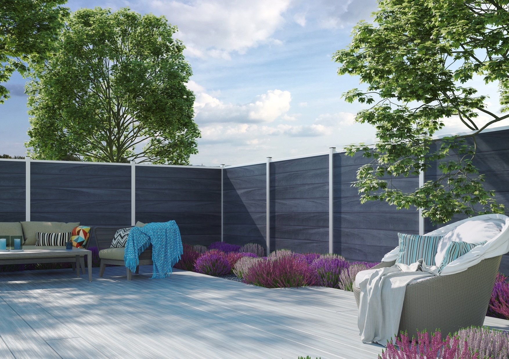 ÖLAND-Serie Zaunset greystone 1 ÖLAND-Serie Zaunset greystone