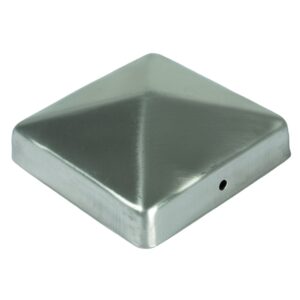 Pfostenabdeckung aus Metall 7x7 cm