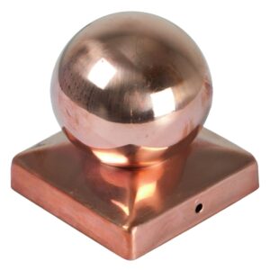 Pfostenabdeckung aus Metall 9x9 cm