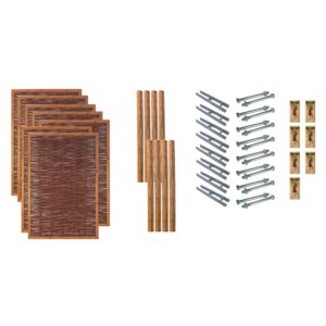 Sichtschutz Zaun-Set FRESNO
