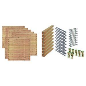 Sichtschutz Zaun-Set MANHATTAN