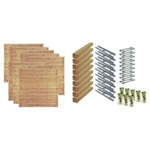 Sichtschutz Zaun-Set MANHATTAN