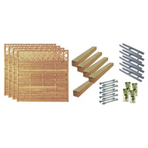Sichtschutz Zaun-Set MEMPHIS