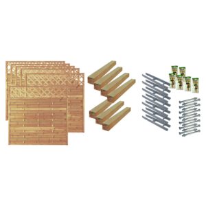 Sichtschutz Zaun-Set MEMPHIS