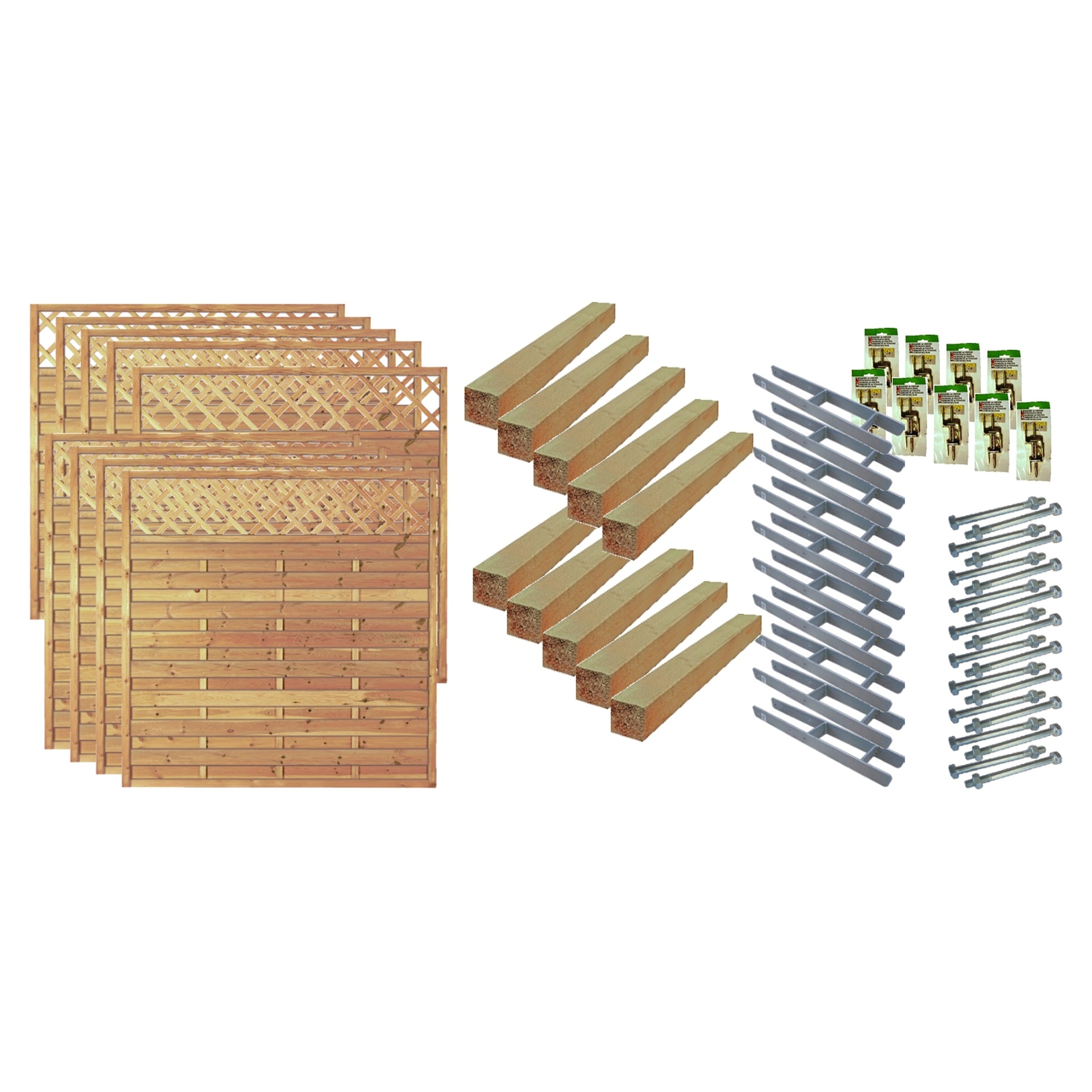 Sichtschutz Zaun-Set MEMPHIS 1 Sichtschutz Zaun-Set MEMPHIS