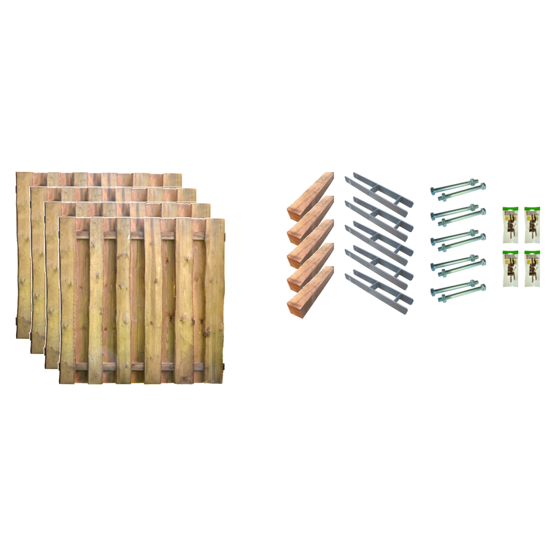 Sichtschutz Zaun-Set SEATTLE 1 Sichtschutz Zaun-Set SEATTLE