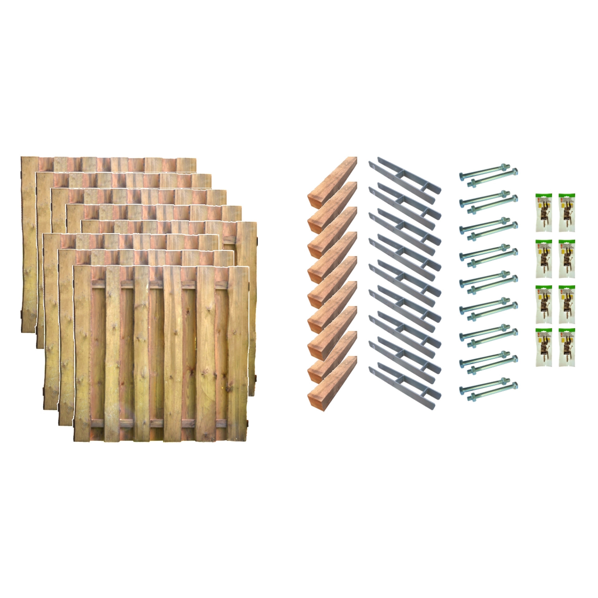 Sichtschutz Zaun-Set SEATTLE 1 Sichtschutz Zaun-Set SEATTLE