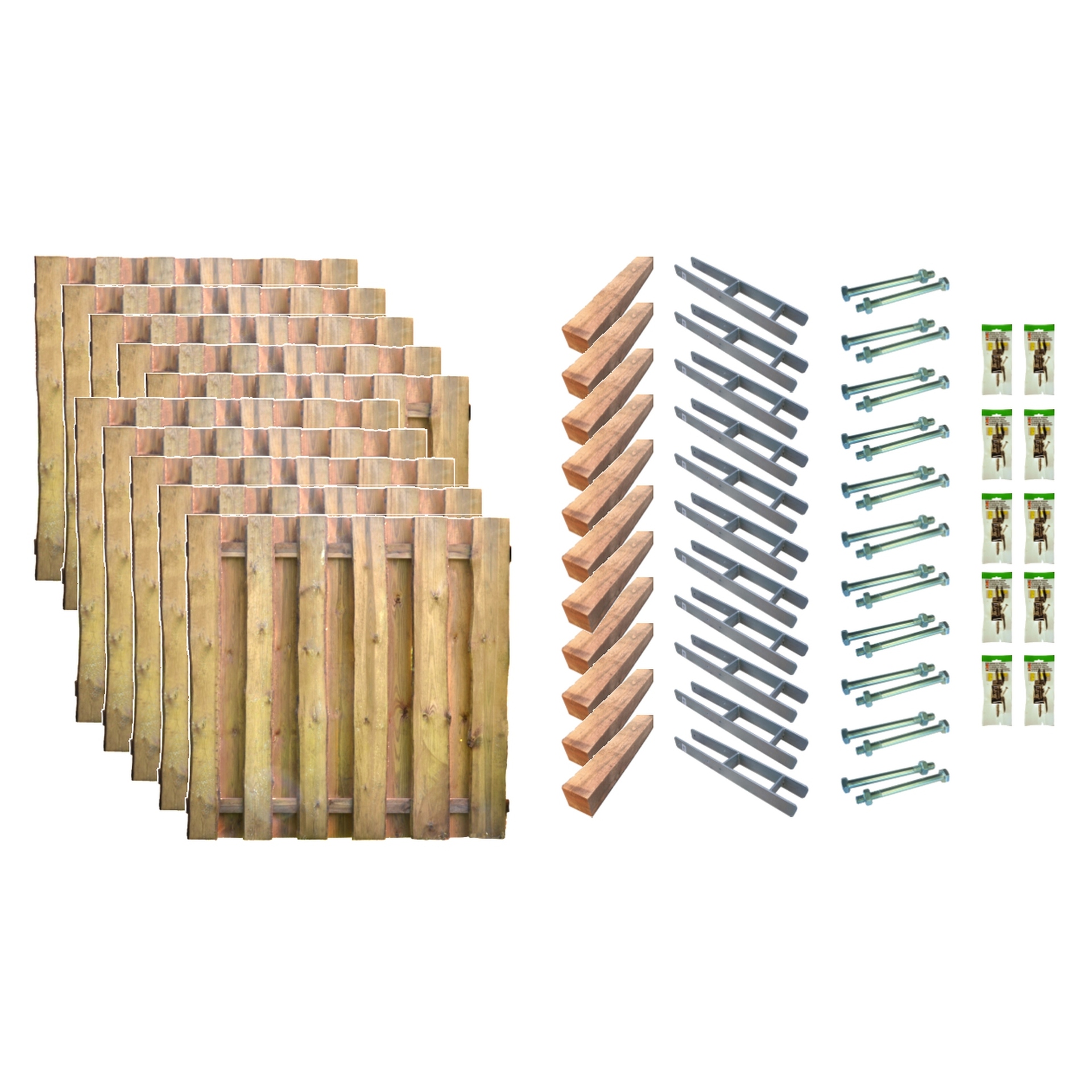 Sichtschutz Zaun-Set SEATTLE 1 Sichtschutz Zaun-Set SEATTLE