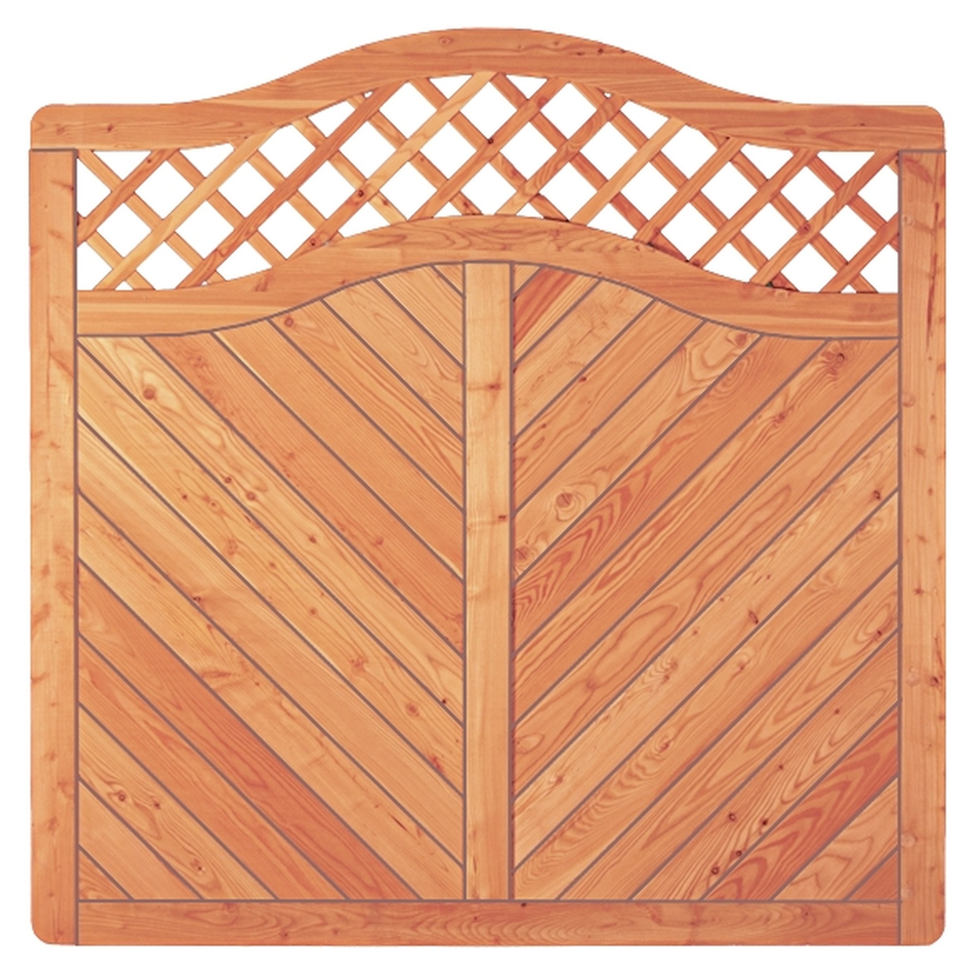 SKAGEN-Serie Bogen Lärche 180x180/165 cm 1 SKAGEN-Serie Bogen Lärche 180x180/165 cm