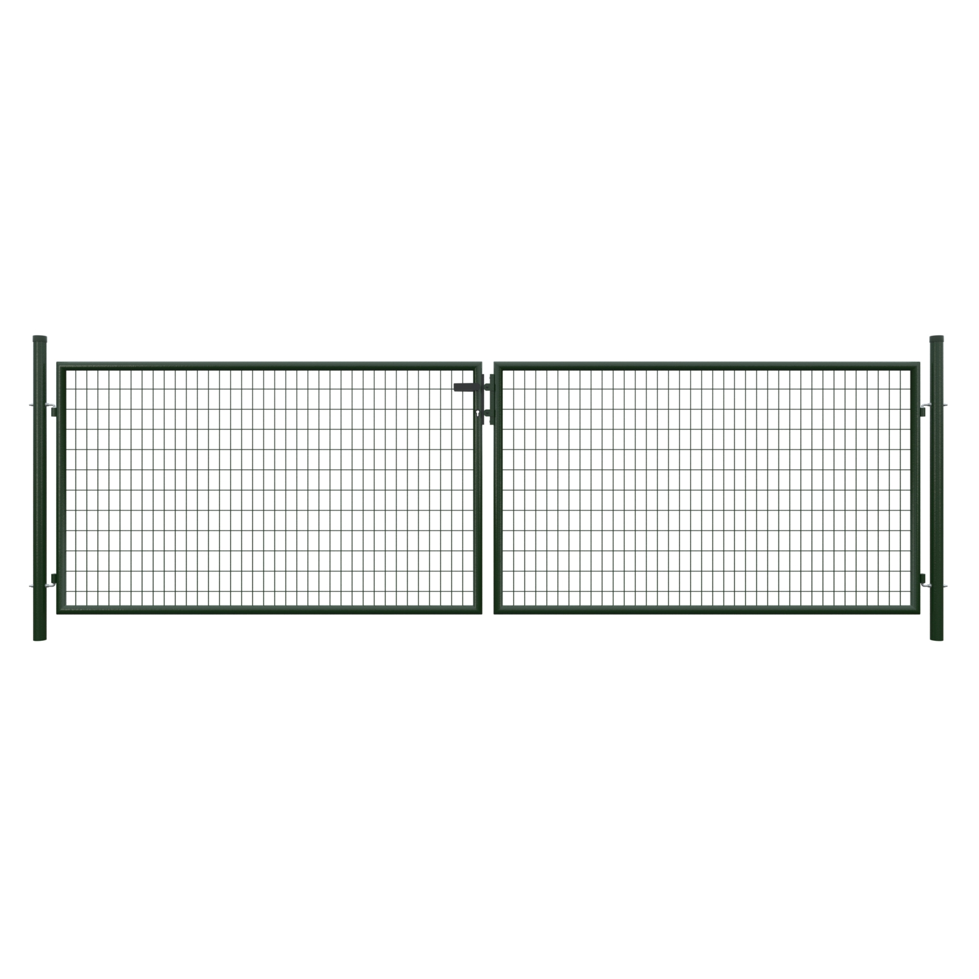 STRONG Doppeltor anthrazit inkl. Pfosten + Beschläge 1 STRONG Doppeltor anthrazit inkl. Pfosten + Beschläge