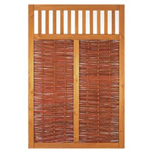 VESUV Weidengeflechtzaun  braun