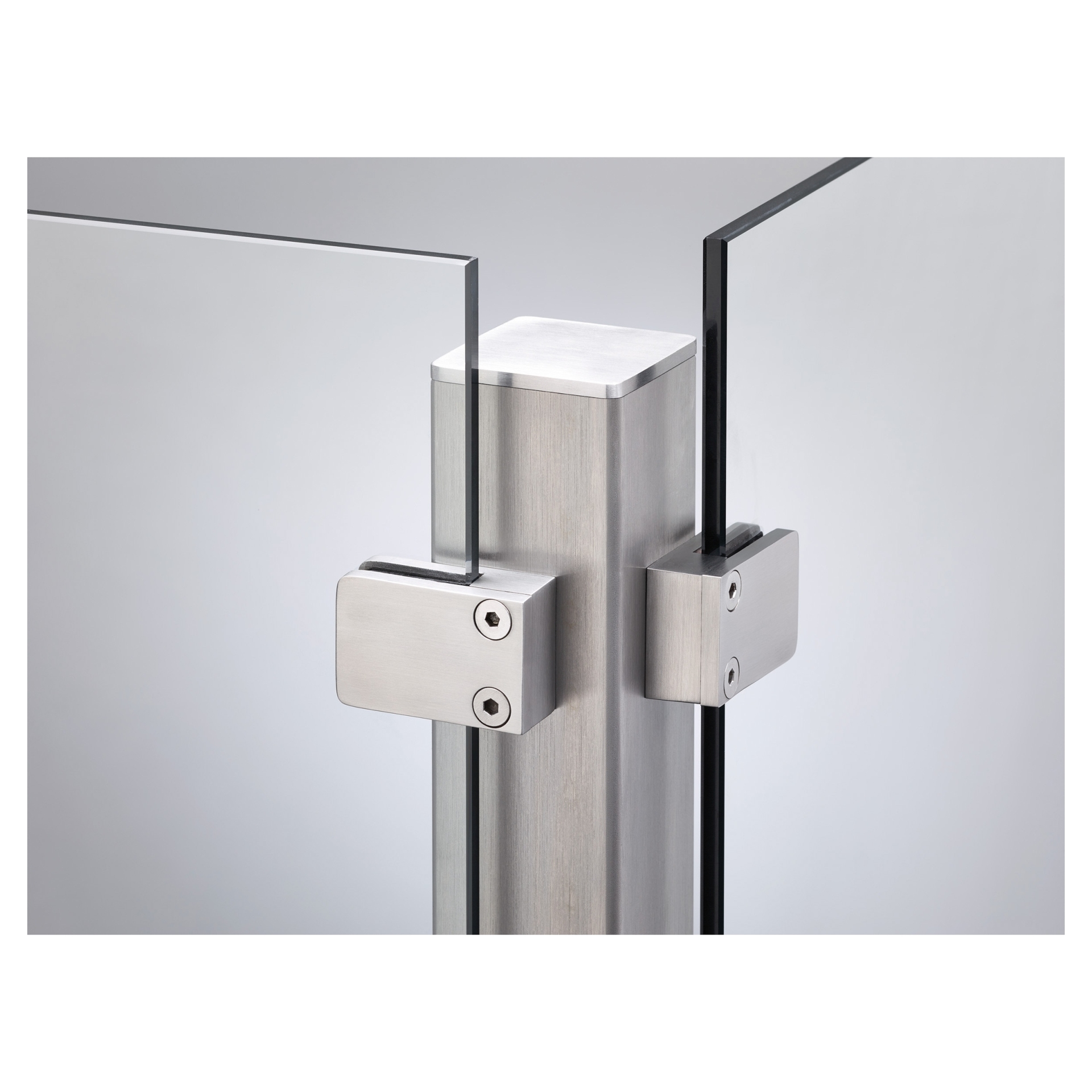 VETRO Eckpfosten, Anfertigung zum Einbetonieren 1 VETRO Eckpfosten, Anfertigung zum Einbetonieren