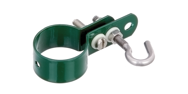 1091522 schelle befestigung v geflechtspannstaeben an pfosten