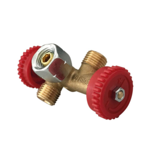 Doppelabzweigventil 50 Mbar 1/4 Lh