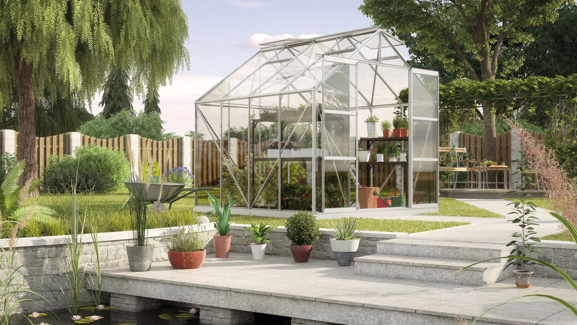 Gewächshaus Uranus 6700 1 Gewächshaus Uranus 6700