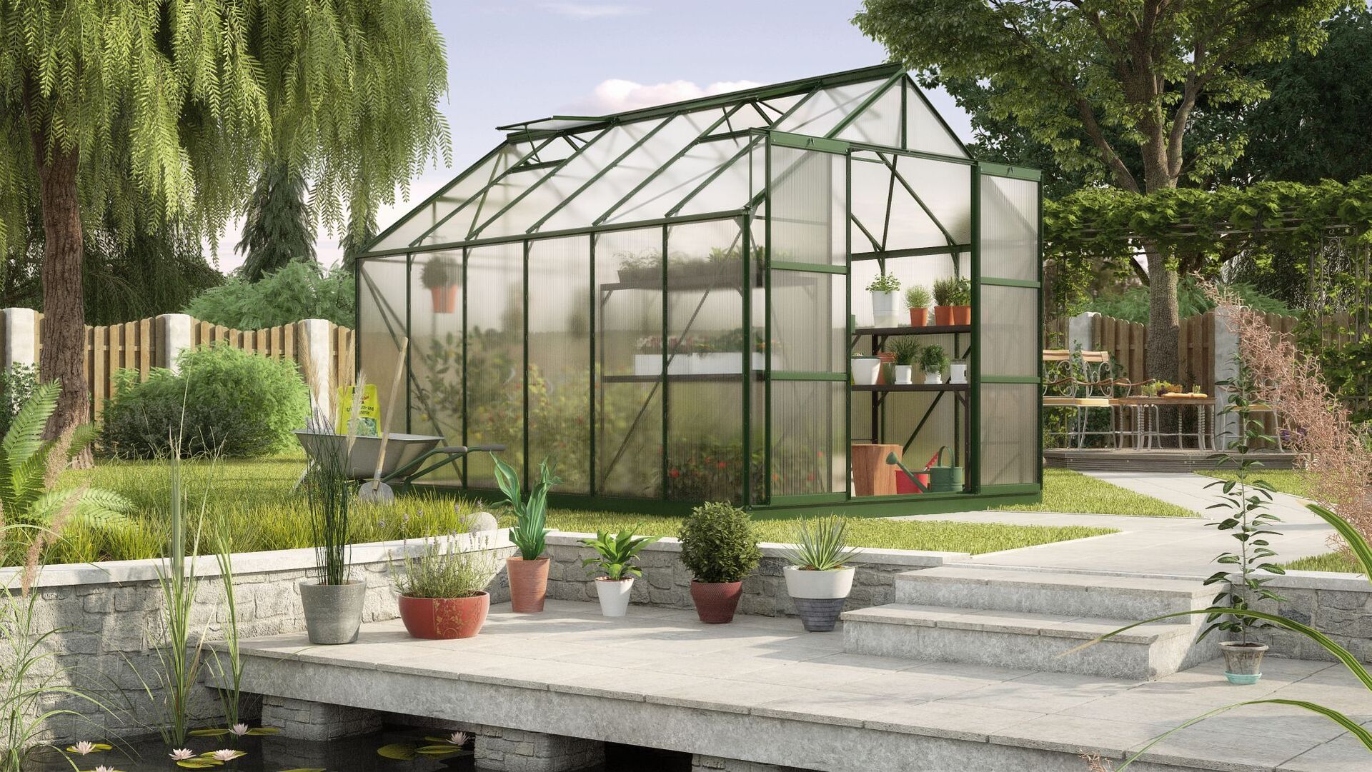 Gewächshaus Uranus 9900 1 Gewächshaus Uranus 9900