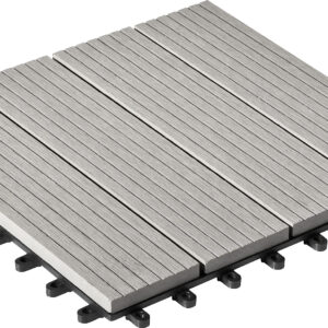 WPC-Fliese 30x30cm, 6er-Pack