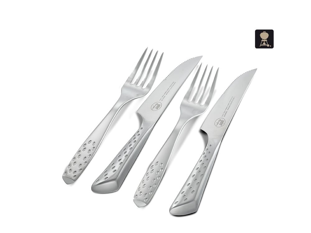 Deluxe Steak-Set 4-teilig, Edelstahl 1 Deluxe Steak-Set 4-teilig, Edelstahl