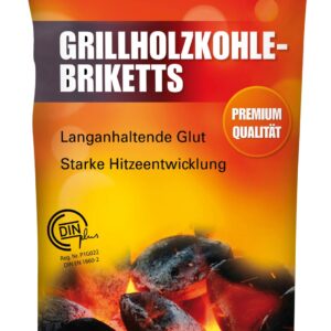 Grill-Briketts aus Holzkohle