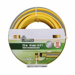 Tricotgewebe-Gartenschlauch Classic Plus gelb/schwarz