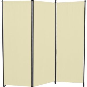 Paravent 3-teilig aus Kunststoffgewebe