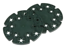 Rankhilfe-Stabhalter Scheibe