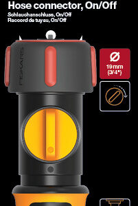 Schlauchanschluss, On/Off 19 mm (3/4”)