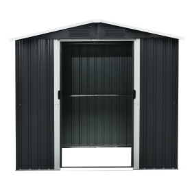 Gerätehaus Düsseldorf II schiefer- creme