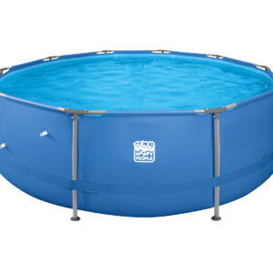 Stahlrahmenpool-Set mit Filterpumpe, blau