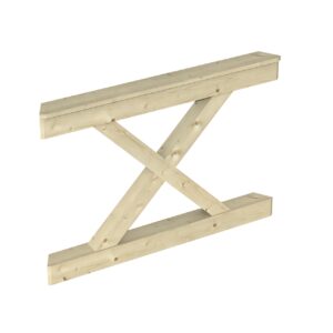 Brüstung Andreaskreuz Nancy