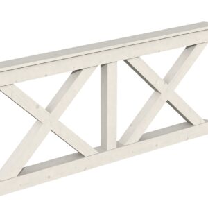 Brüstung Andreaskreuz Nancy