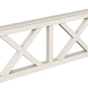 Brüstung Andreaskreuz Nice