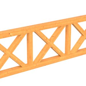 Brüstung Andreaskreuz