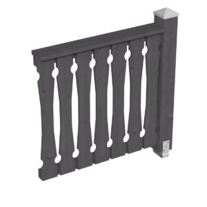 Brüstung Balkonschalung Fichte