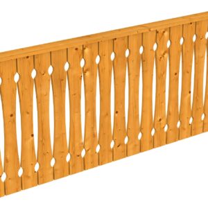 Brüstung Balkonschalung Fichte
