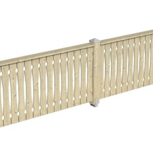 Brüstung Balkonschalung Fichte