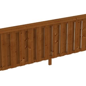 Brüstung Deckelschalung Douglasie