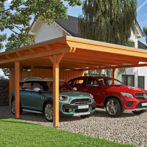 Carport Emsland m. Abstellraum