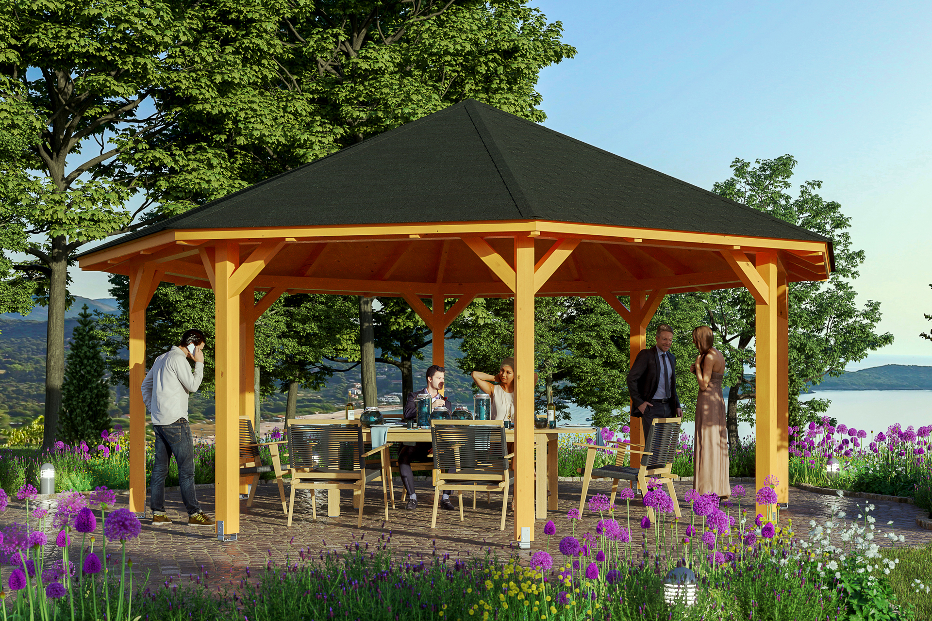 8-Eck Pavillon Nice 1 8-Eck Pavillon Nice