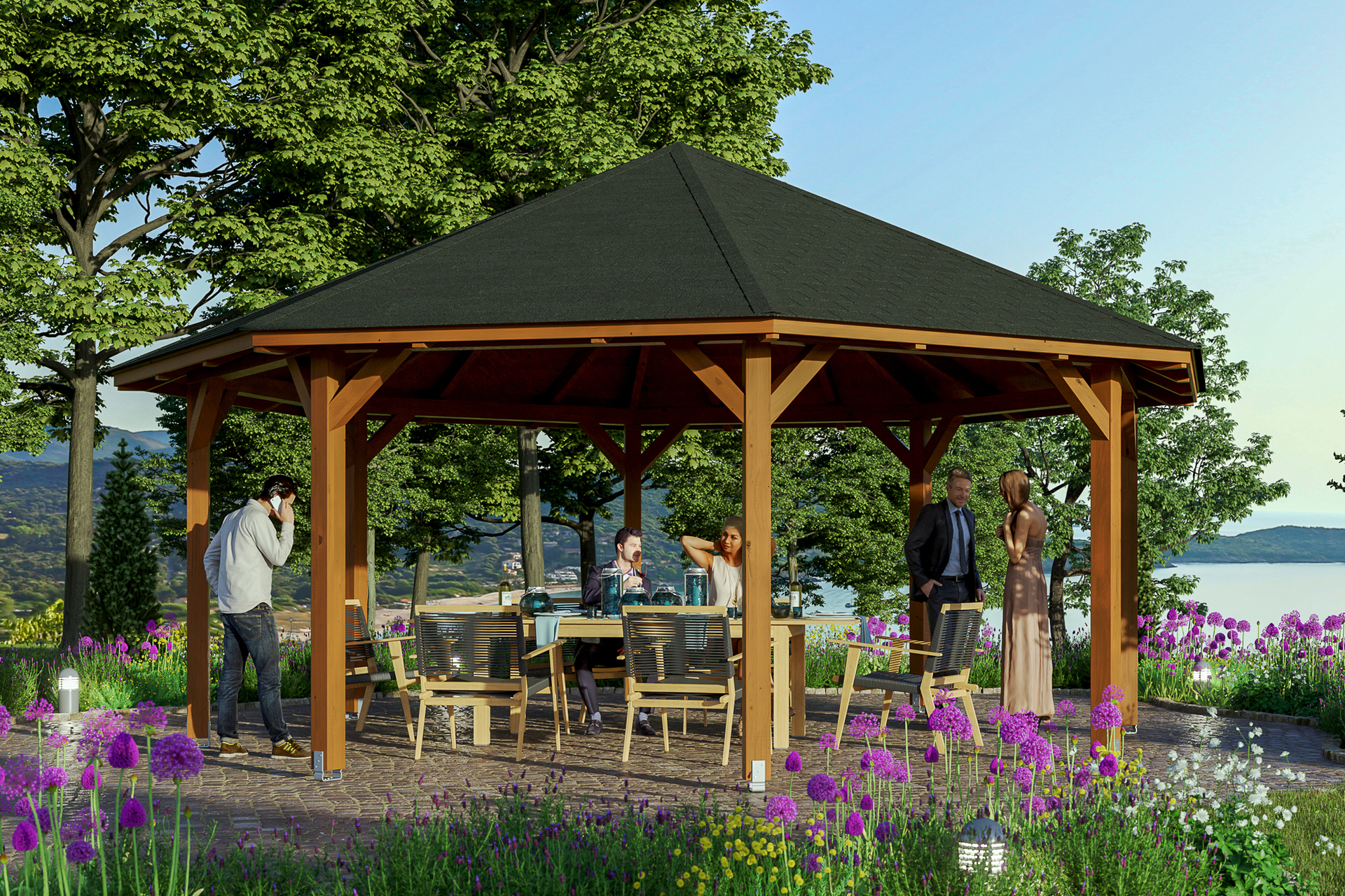 8-Eck Pavillon Nice 1 8-Eck Pavillon Nice