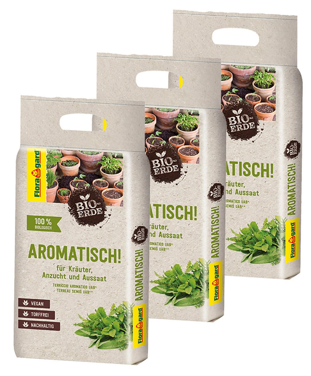 Bio-Kräuter- & Aussaaterde Aromatisch 1 Bio-Kräuter- & Aussaaterde Aromatisch